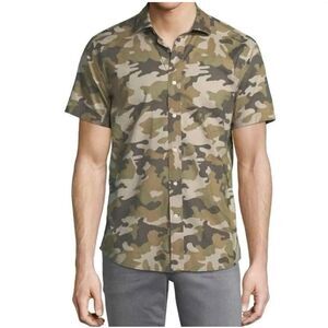 ✨Slate & Stone Camo Button Down Short Sleeve Sz Large Shirt✨